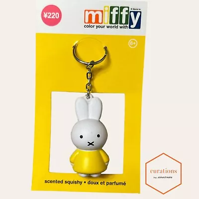 Miffy Squishy Scented Keychain / Backpack Accessory Yellow G3354 • $12