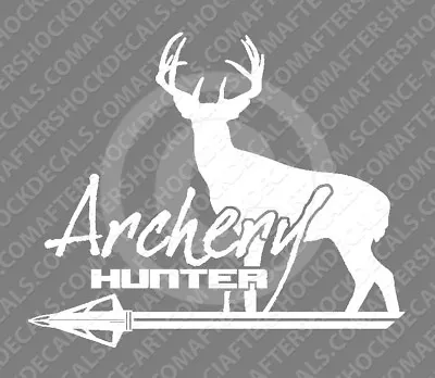 $12.99 • Buy Whitetail Deer Sticker Archery Hunting Bow Arrow Decal For Hoyt Bowtech PSE Bear
