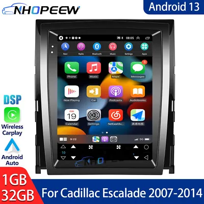 For Cadillac Escalade 2007-2014 Android 13 Carplay Car Stereo Radio GPS Navi BT • $179.99