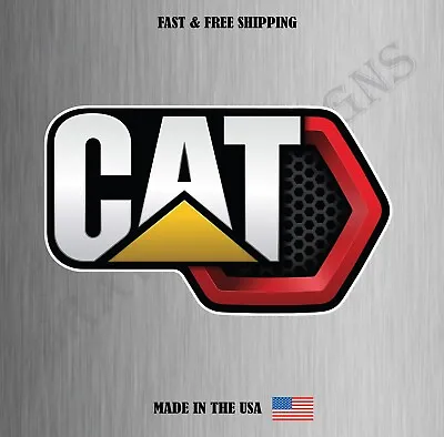 Caterpillar Cat Sticker Vinyl Decal Truck Car Window Bumper Wall Water Resistant • $4.39