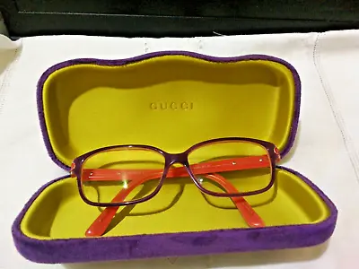 $115 • Buy Gucci GG 3150 IPS Purple Pink Eyeglasses Frames  52-13 135 Made In Italy Top