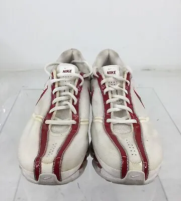 Nike Shox Saya White Red Black Mesh Running Shoes 7 • $17.50