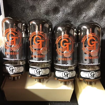 Groove Tubes Gt6550r Vacuum Electron Power Tubes Nos Quartet Factory Matched New • $229