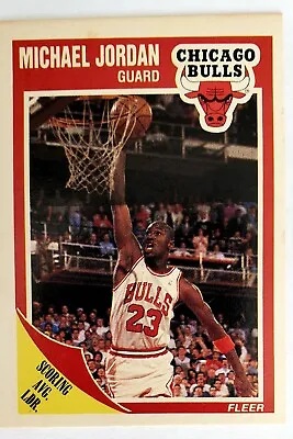 1989-90 Fleer Basketball Michael Jordan #21  • $30