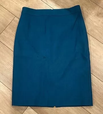 J.Crew Wool Pencil Skirt Women’s Size 2 Blue  • $15