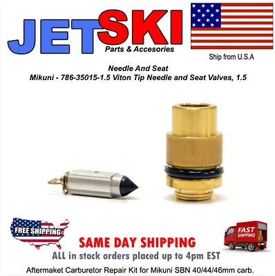 Mikuni 1.5 Needle Valve & Seat For SBN Super SBNI Carb Carburetor Yamaha • $13.99