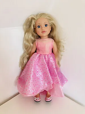 £8.99 • Buy Doll Chad Valley Design A Friend Tiffany In VGC Pink Dress Princess