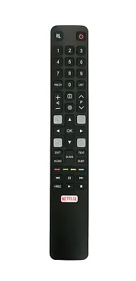 GRC802N RC802N YAI2 Remote Control For TCL TV 32S6500FS 40S6500FS 65C2US 75C2US • $11.89