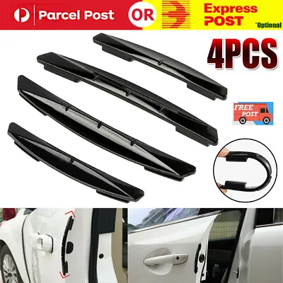 $5.75 • Buy 4Pcs Edge Guard Door Protector Anti Collision Strip Universal Car Accessories AU