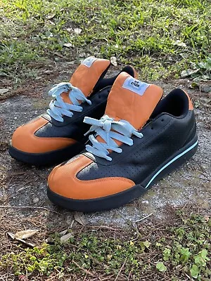 Ice Cream Board Flip Shoes Black & Orange Sz 12 Billionaire Boys Club Used • $60