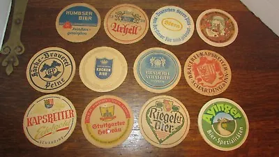 Vintage German Coasters 12 Different Beer Drink • $9.99