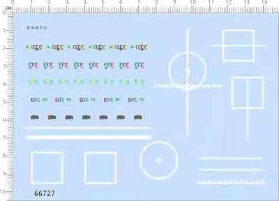 1/350 USN Ticonderoga-class Guided-missile Cruiser Markings Water Slide Decal • $6.14