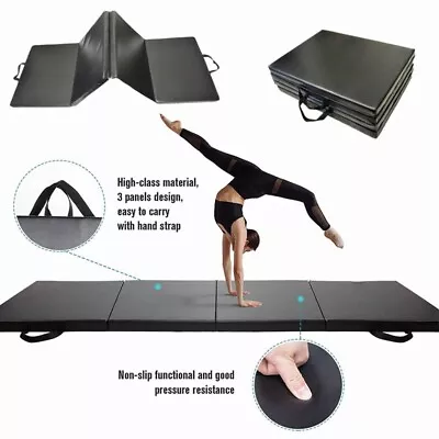 Folding Exercise Floor Mat Dance Yoga Gymnastics Training Home Gym Pilates Judo • $58.99