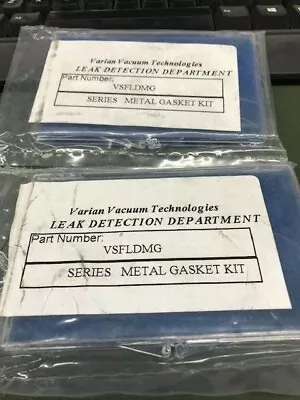 Varian Leak Detection Gasket Kit VSFLDMG   Lot Of 2  One Sealed One Opened • $50