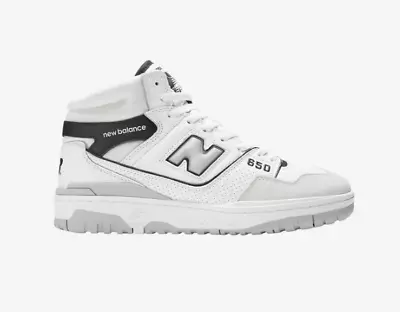 New Balance 650 White Black Grey B650RWH Men's Size 7.5-13 Vintage Basketball • $64.99