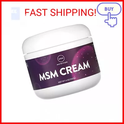 MRM MSM Cream With Vitamin A & D -- 4 Oz. • $17.90