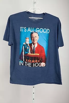 Mister Rogers Neighborhood Shirt Mens 2XL XXL Blue It's All Good In The Hood • $11.87