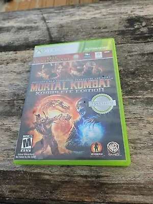 Mortal Kombat Komplete Edition Xbox 360 Complete CIB TESTED FAST FREE SHIP • $24.95