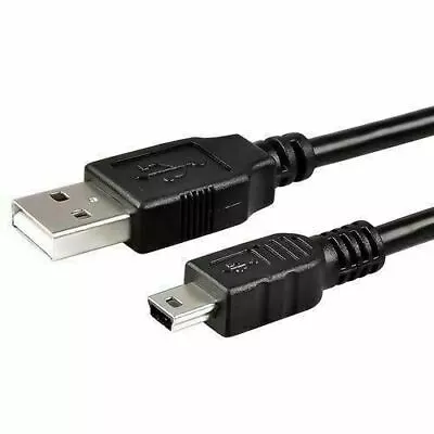 3m Long MINI USB Cable Sync & Charge Lead Type A To 5 Pin B For Ps-3 Controller • £3.51