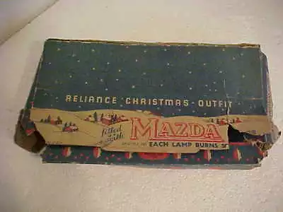 Vintage Boxed MAZDA Christmas Lights #122 • $39.99