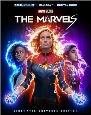 The Marvels [New 4K UHD Blu-ray] With Blu-Ray 4K Mastering Ac-3/Dolby Digita • $30.46