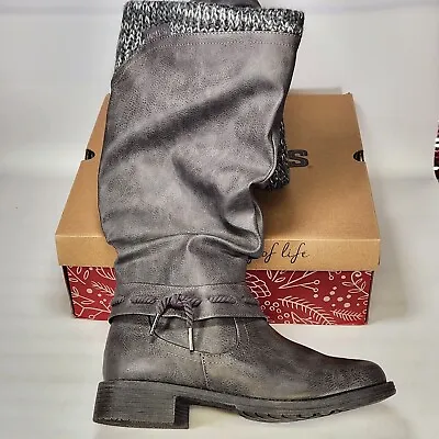 Size 8 - Lukees By Muk Luks Bianca Briana Boots - Grey • $53.95