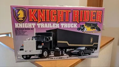  Knight Rider  Truck MACK SUPER LINER With Semi Trailer Model Kit Scale 1:28 New • $195