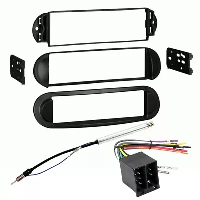 99-9008 Single Din Radio Install Dash Kit & Wires For VW Beetle Car Stereo Mount • $25.95