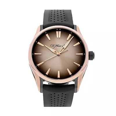 H. Moser & Cie Pioneer Centre Seconds Auto Titanium Gold Mens Watch 3200-0902 • $14450