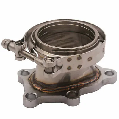 3  76mm 5 Bolt Downpipe Turboc Flange V Band Conversion Adaptor Fit Mazdaspeed 6 • $48.99