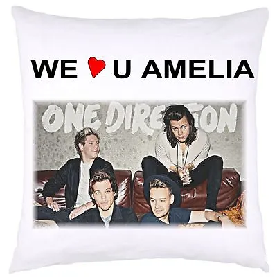 £9.99 • Buy Personalised Cushion Cover One Direction 1 D Group 4  Christmas Birthday Gift 