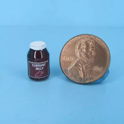 Dollhouse Miniature Replica Jar Of Currant Jelly HR54018 • $2.69