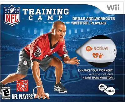 EA Sports Active: NFL TRAINING CAMP Wii Fitness Game Bundle - Exercise At Home • £17.31