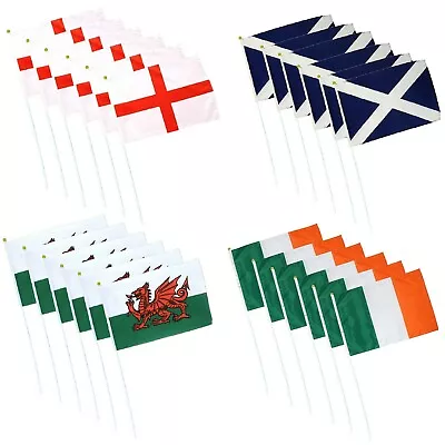 Home Nations International Hand Waving Flags - England Scotland Ireland Wales • £4.99