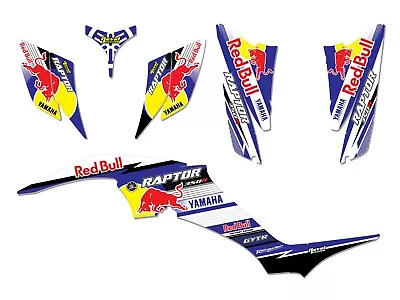 Yamaha YFM 350 RAPTOR Full Graphics Kit Decals - High Gloss Laminated • $115