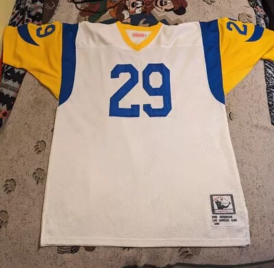 Mitchell & Ness ERIC DICKERSON Throwback LA Rams Jersey Men’s Size 52 • $49.88