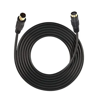 S-Video CableMini Din 4-Pin S Video Cable Male To Female Gold Plated Connecto... • $18.71
