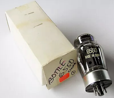 $1 • Buy 6550 Metal Base China Vacuum Power Tube Tested New No Reserve