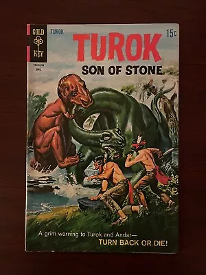 Turok Son Of Stone #65 (Gold Key 1969) Silver Age Native American 7.5 VF- • £20.58