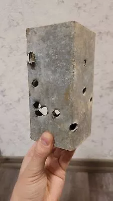 WW2 German Zinc Ammunition Patron Box SHOOTED BULLET HOLES NICE ITEM • $65.43