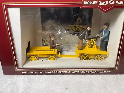 Bachmann Big Train 96201 G Scale  Candy Dancer Handcar And Trailer New Box • $50