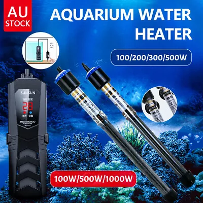 SUNSUN PTC Aquarium Submersible Heater Fish Tank Auto Thermostat LED Display • $16.99