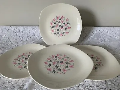 4 Midwinter Stylecraft Fashion Shape Side Plates - Marguerite Design • £25