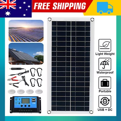 100W Solar Panel 12V 400 Watt Mono Caravan Camping Power Charging Battery AU • $40.93