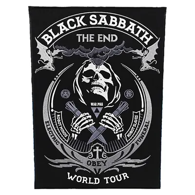 Black Sabbath The End World Tour Robot Minds Obey Back Patch | Heavy Metal Band • $21.99