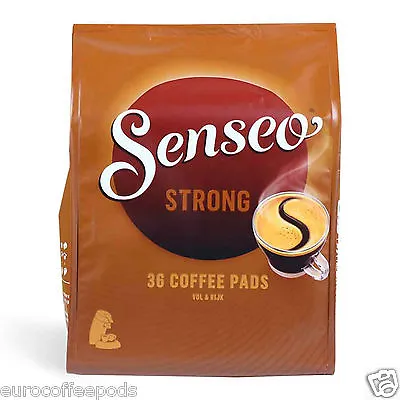 Senseo Coffee Strong Dark Roast 4 Packs Of 36 Pads TOTAL 144 COFFEE PODS • £22.89