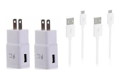 2 Set Wall Charger FAST+USB Micro Cable For Motorola Moto E 5 Plus/Supra/E6/G/G5 • $9.99