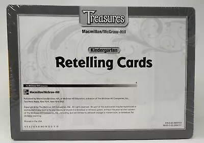 Treasures Macmillan McGraw-Hill Kindergarten Retelling Cards Sealed New • $26.99