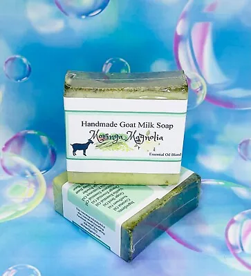 Homemade Goat Milk Soap Magnolia With Moringa • $5.95