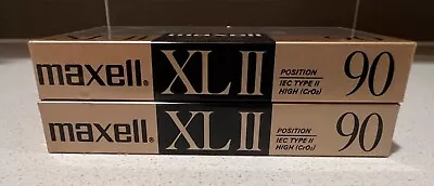 Maxell XLII 90 Blank Audio Sealed Lot Of 2 • $14.95